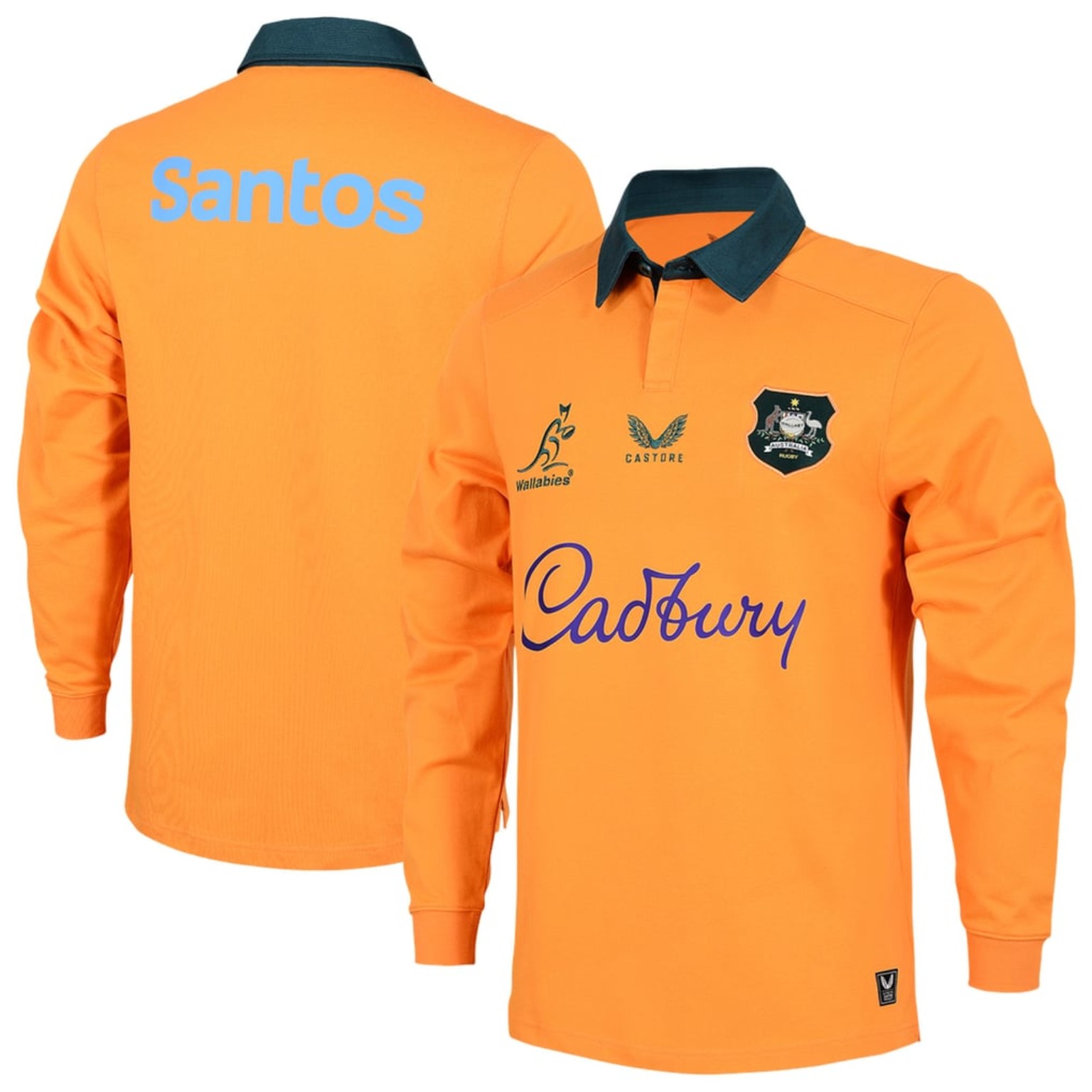 Wallabies 2026 Castore Home Classic Long Sleeve Jersey - Mens