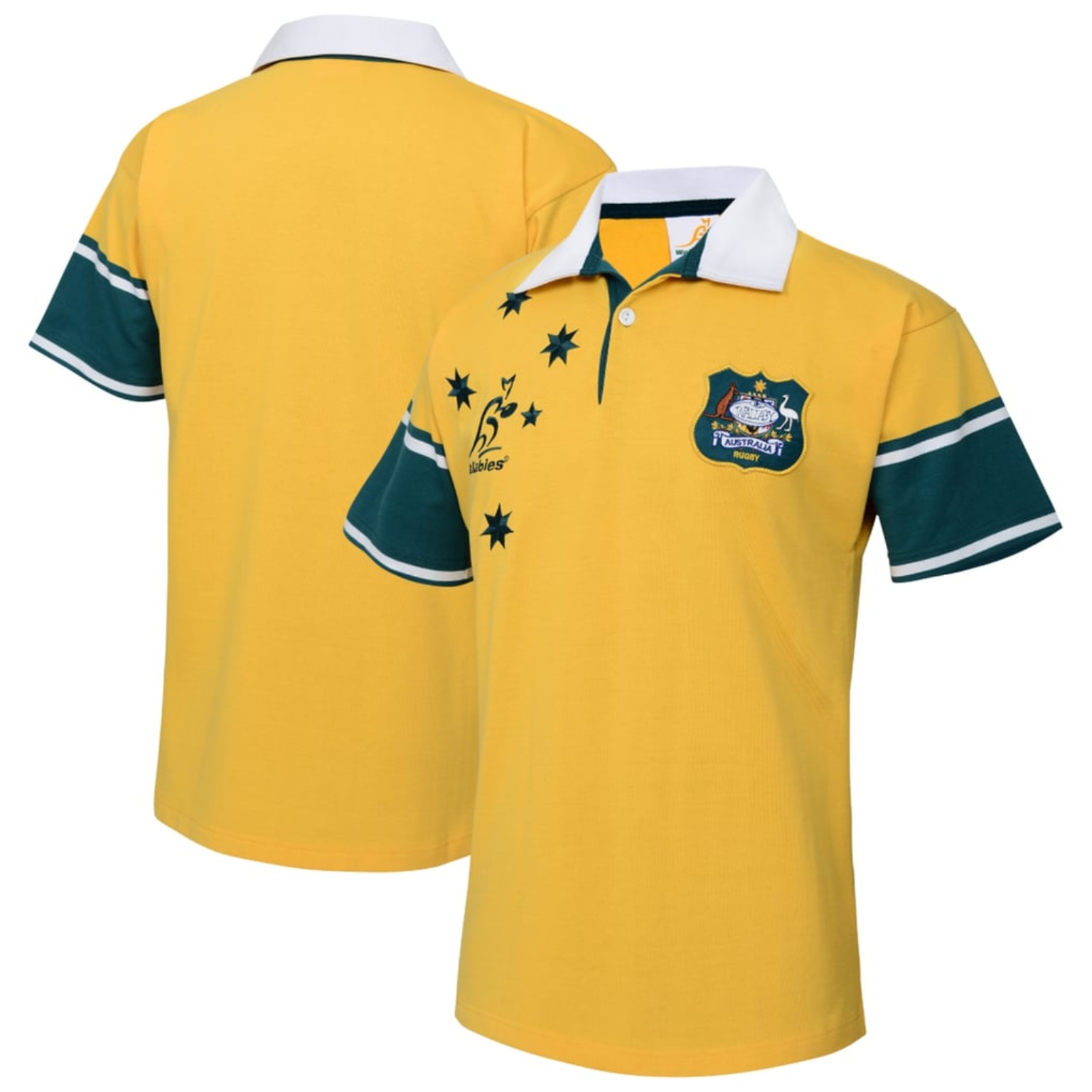 Wallabies 2001 Retro Jersey — front and back